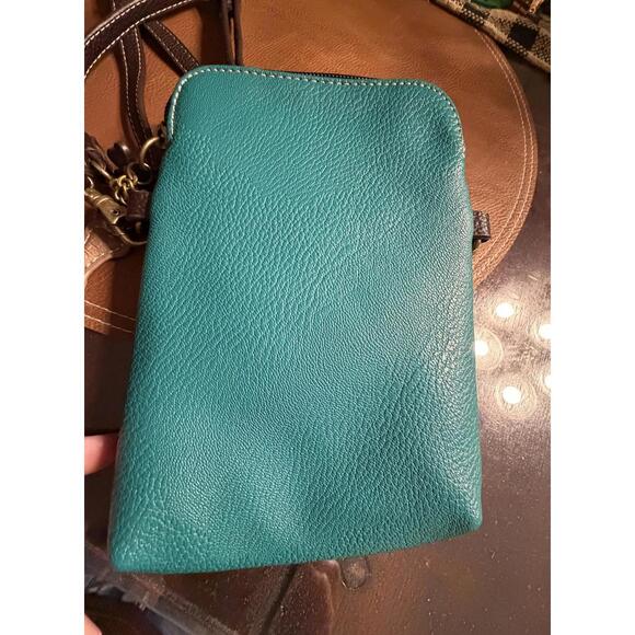 Chala Teal Crossbody Bag with Dog - Picture 2 of 7